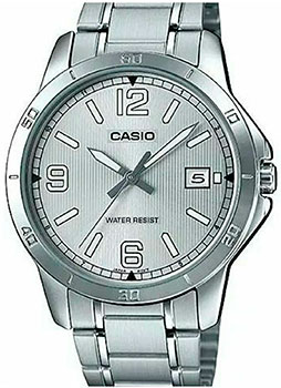 Японские наручные  мужские часы Casio MTP-V004D-7B2. Коллекция Analog