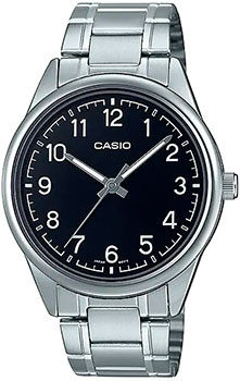Японские наручные  мужские часы Casio MTP-V005D-1B4. Коллекция Analog