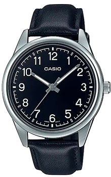 Японские наручные  мужские часы Casio MTP-V005L-1B4. Коллекция Analog