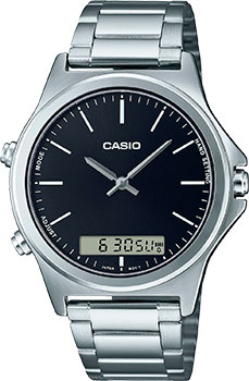 Японские наручные  мужские часы Casio MTP-VC01D-1E. Коллекция Ana-Digi