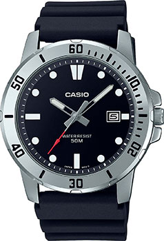 Японские наручные  мужские часы Casio MTP-VD01-1E. Коллекция Analog