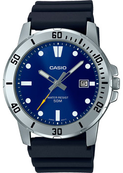 Японские наручные  мужские часы Casio MTP-VD01-2E. Коллекция Analog