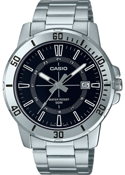 Японские наручные  мужские часы Casio MTP-VD01D-1C. Коллекция Analog