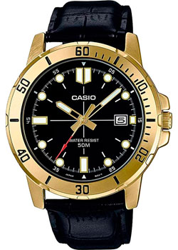 Японские наручные  мужские часы Casio MTP-VD01GL-1E. Коллекция Analog