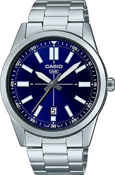 Японские наручные  мужские часы Casio MTP-VD02D-2E. Коллекция Analog