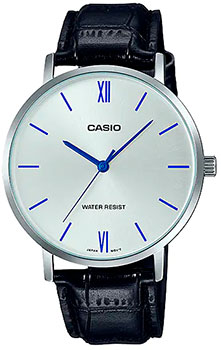 Японские наручные  мужские часы Casio MTP-VT01L-7B1. Коллекция Analog