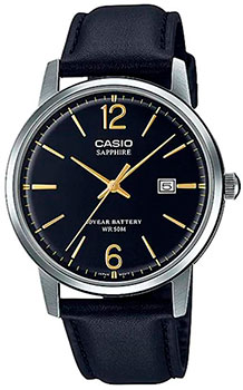 Японские наручные  мужские часы Casio MTS-110L-1A. Коллекция Analog