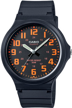Японские наручные  мужские часы Casio MW-240-4B. Коллекция Analog