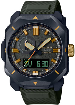 Японские наручные  мужские часы Casio PRW-6900Y-3ER. Коллекция Pro-Trek