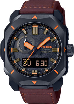 Японские наручные  мужские часы Casio PRW-6900YL-5ER. Коллекция Pro-Trek