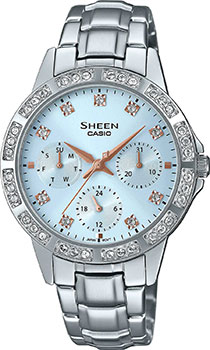 Японские наручные  женские часы Casio SHE-3517D-2AUEF. Коллекция Sheen