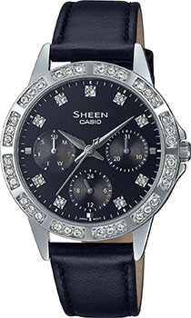 Японские наручные  женские часы Casio SHE-3517L-1AUEF. Коллекция Sheen