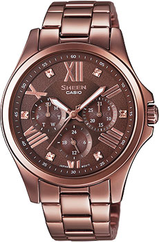       Casio SHE-3806BR-5A.  Sheen - Casio .   +/- 20   .   .        .  .    .    Swarovski.  .    .          .  .  : 44.539.38.6 .   SR920SW.<br>