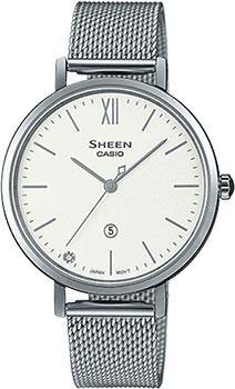 Японские наручные  женские часы Casio SHE-4539M-7AUDF. Коллекция Sheen