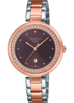 Японские наручные  женские часы Casio SHE-4556SPG-5A. Коллекция Sheen