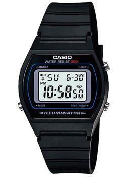 Японские наручные  мужские часы Casio W-202-1A. Коллекция Digital