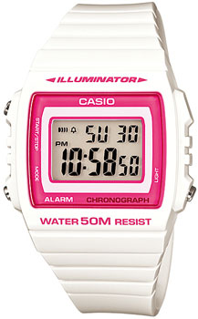 Японские наручные  мужские часы Casio W-215H-7A2. Коллекция Digital