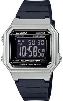Японские наручные  мужские часы Casio W-217HM-7BVEF. Коллекция Digital