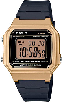 Японские наручные  мужские часы Casio W-217HM-9AVEF. Коллекция Digital