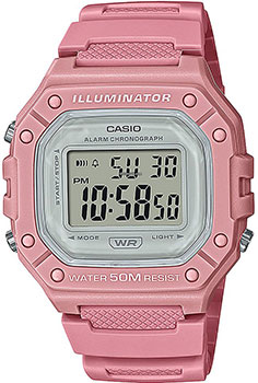Японские наручные  мужские часы Casio W-218HC-4AVEF. Коллекция Digital