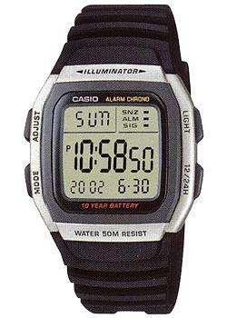 Японские наручные  мужские часы Casio W-96H-1A. Коллекция Digital