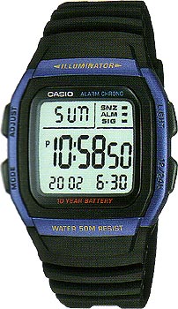 Часы Casio Digital W-96H-2A