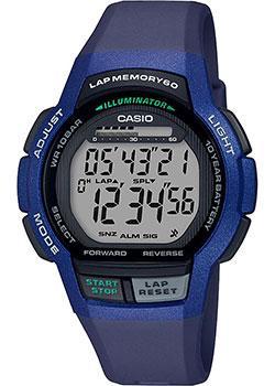 Японские наручные  мужские часы Casio WS-1000H-2AVEF. Коллекция Digital