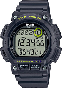 Японские наручные  мужские часы Casio WS-2100H-8A. Коллекция Digital