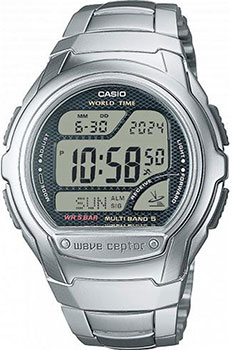 Японские наручные  мужские часы Casio WV-58RD-1AEF. Коллекция Wave Ceptor