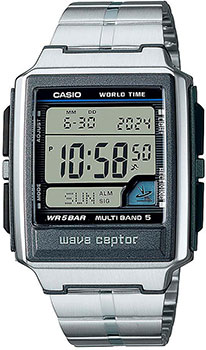 Японские наручные  мужские часы Casio WV-59RD-1AEF. Коллекция Wave Ceptor
