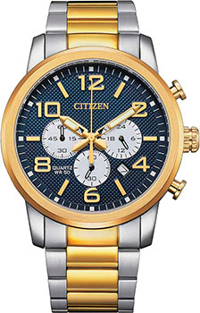 Японские наручные  мужские часы Citizen AN8059-56L. Коллекция Chronograph