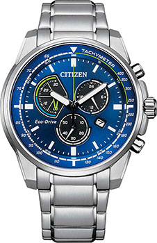 Японские наручные  мужские часы Citizen AT1190-87L. Коллекция Eco-Drive
