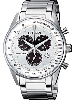 Японские наручные  мужские часы Citizen AT2390-82A. Коллекция Eco-Drive