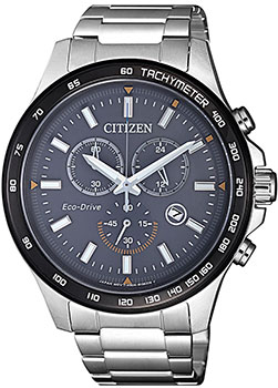 Японские наручные  мужские часы Citizen AT2424-82H. Коллекция Eco-Drive