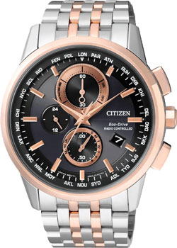 Японские наручные  мужские часы Citizen AT8116-65E. Коллекция Radio Controlled