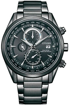 Японские наручные  мужские часы Citizen AT8265-81E. Коллекция Radio Controlled