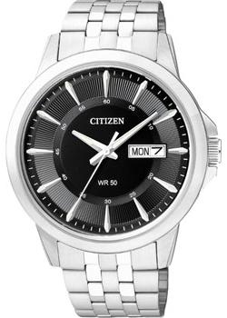 Японские наручные  мужские часы Citizen BF2011-51EE. Коллекция Basic