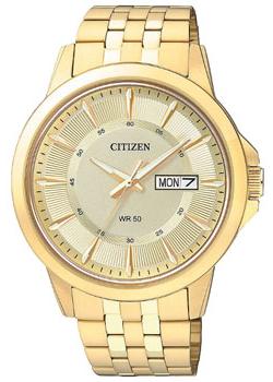 Японские наручные  мужские часы Citizen BF2013-56PE. Коллекция Basic