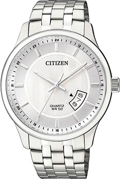 Японские наручные  мужские часы Citizen BI1050-81A. Коллекция Basic