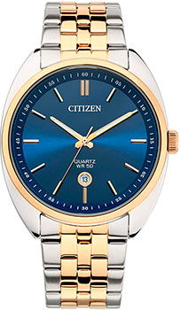 Японские наручные  мужские часы Citizen BI5096-53L. Коллекция Basic