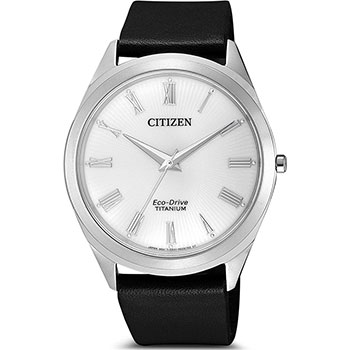 Японские наручные  мужские часы Citizen BJ6520-15A. Коллекция Titanium