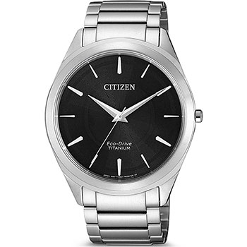 Японские наручные  мужские часы Citizen BJ6520-82E. Коллекция Titanium