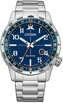 Японские наручные мужские часы Citizen BM7550-52L. Коллекция Eco-Drive