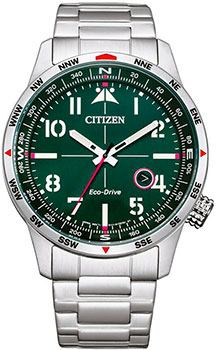 Японские наручные мужские часы Citizen BM7551-50X. Коллекция Eco-Drive