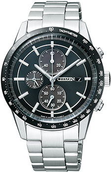 Японские наручные  мужские часы Citizen CA0454-56E. Коллекция Eco-Drive