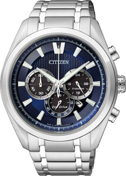 Японские наручные  мужские часы Citizen CA4010-58L. Коллекция Super Titanium