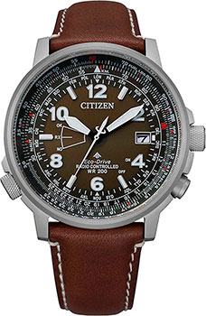 Японские наручные  мужские часы Citizen CB0240-29X. Коллекция Radio Controlled