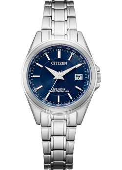 Японские наручные  женские часы Citizen EC1180-81L. Коллекция Radio Controlled