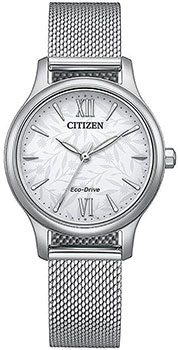Японские наручные  женские часы Citizen EM0899-81A. Коллекция Elegance