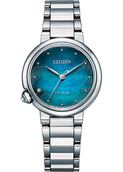 Японские наручные  женские часы Citizen EM0910-80N. Коллекция Eco-Drive